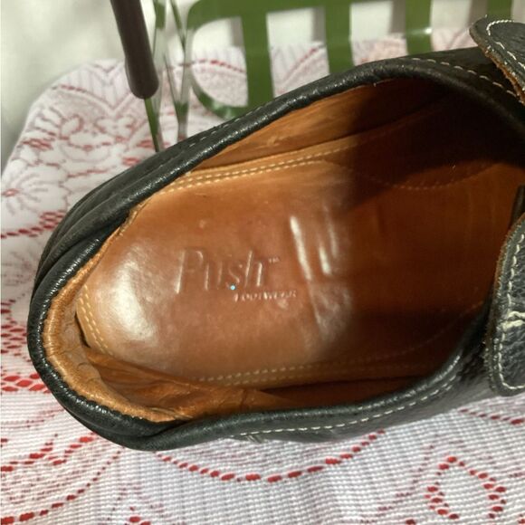 Push Footwear Black Havana Loafers Men’s Size 11D Made in Brazil - Picture 12 of 13